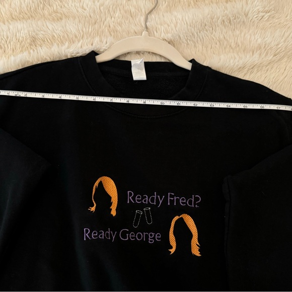 Harry Potter Weasley twins goblet of fire embroidered sweater - Picture 5 of 5